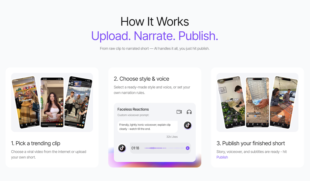 ViralCut.io Screenshot